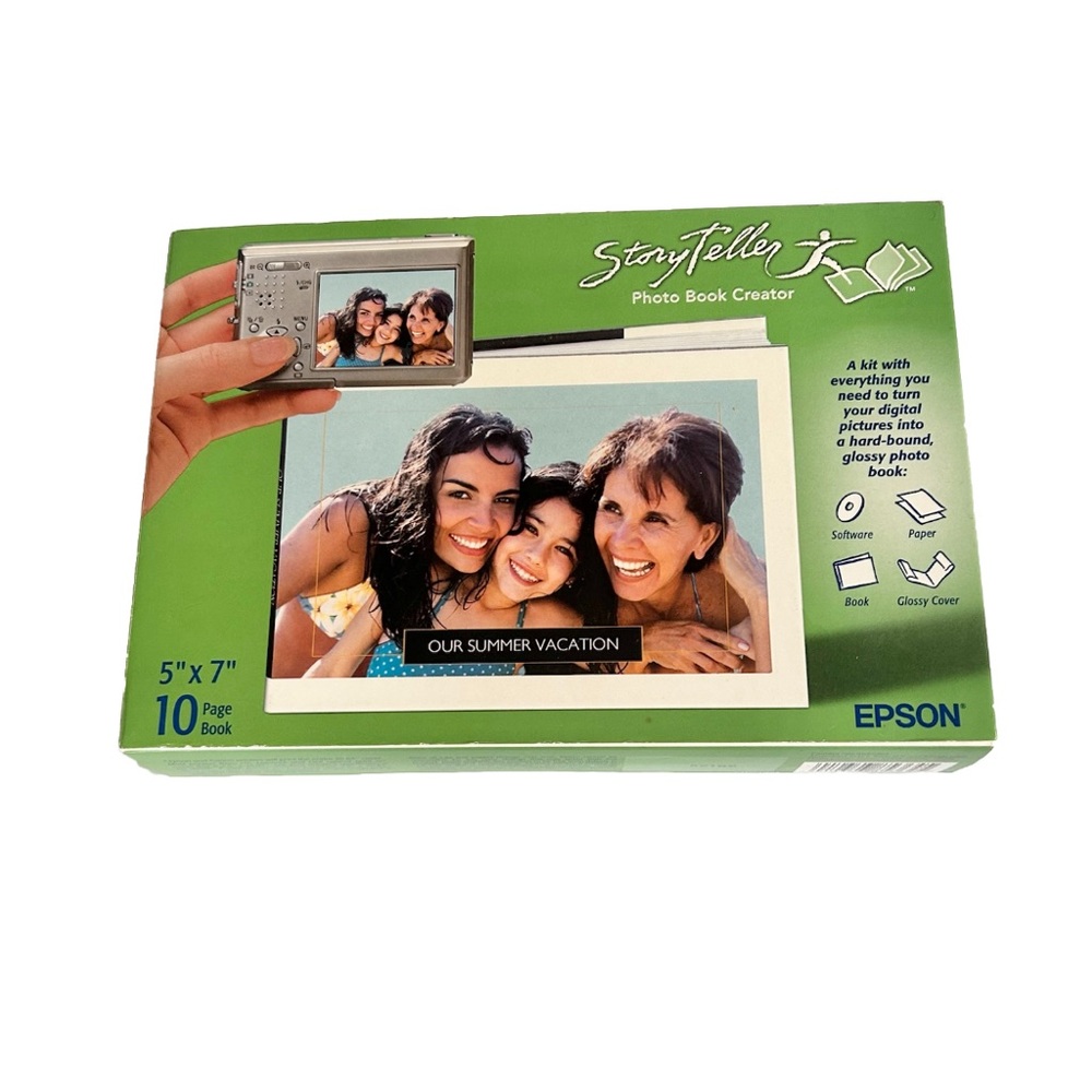 Factory Sealed EPSON StoryTeller Photo Book Creator Digital Scrapbook NEW IN BOX